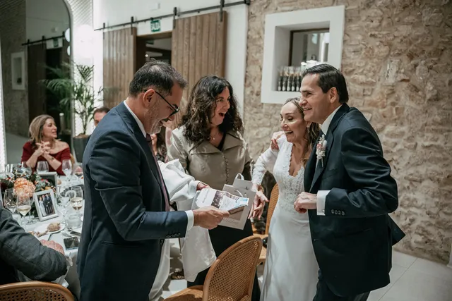 reportaje boda invierno el canonigo navidad banquete emotivas