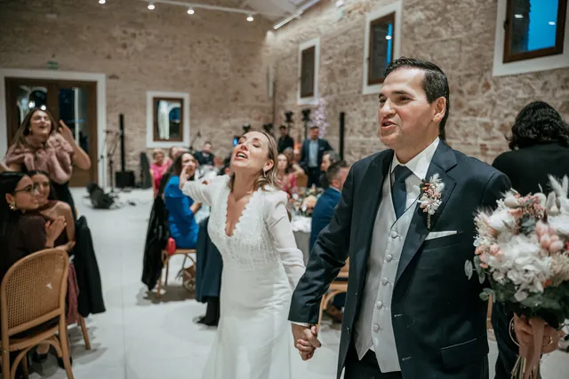 reportaje boda invierno el canonigo navidad banquete