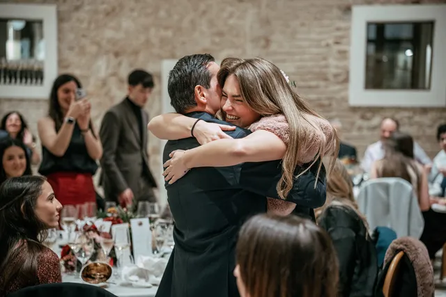 reportaje boda invierno el canonigo navidad banquete emotivas