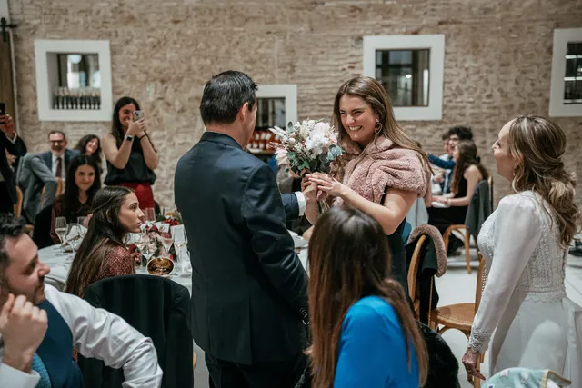 reportaje boda invierno el canonigo navidad banquete emotivas