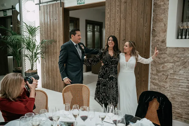 reportaje boda invierno el canonigo navidad banquete
