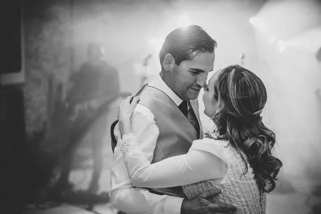 reportaje boda invierno el canonigo navidad BW baile nupcial portada