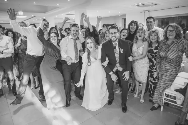 Fotografía de boda en Venta La Chata BW fiesta