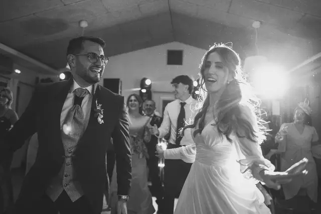 Fotografía de boda en Venta La Chata BW fiesta