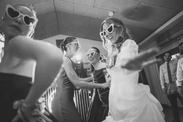 Fotografía de boda en Venta La Chata BW fiesta