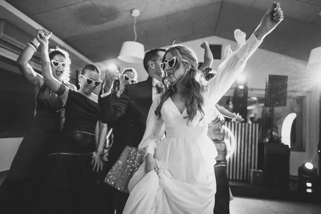Fotografía de boda en Venta La Chata BW fiesta