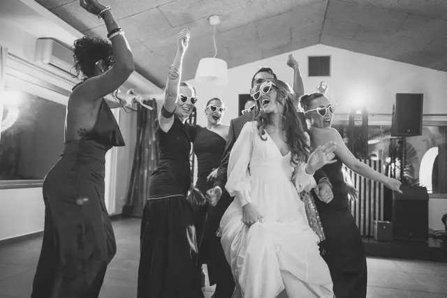 Fotografía de boda en Venta La Chata BW fiesta