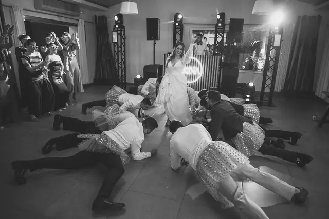 Fotografía de boda en Venta La Chata BW fiesta