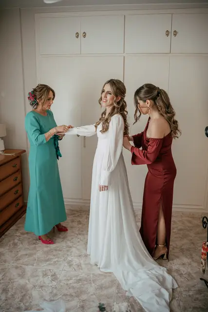 Fotografía de boda en Venta La Chata preparativos