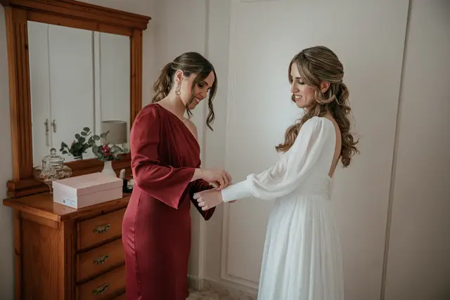 Fotografía de boda en Venta La Chata preparativos