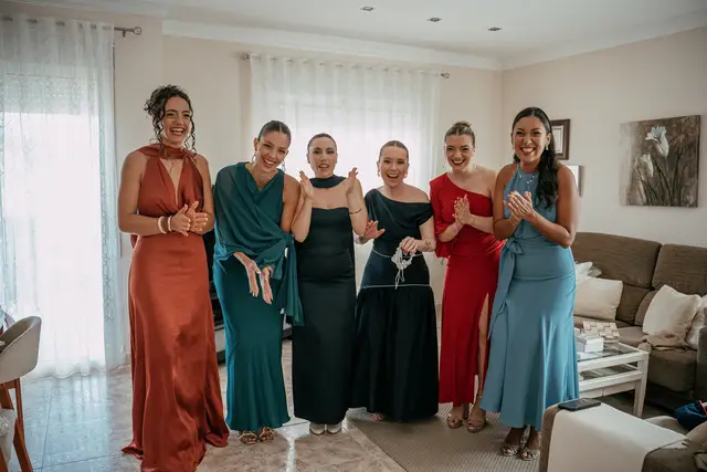 Fotografía de boda en Venta La Chata amigas