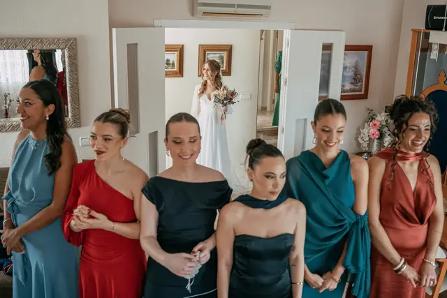 Fotografía de boda en Venta La Chata amigas