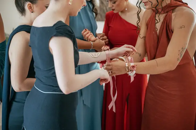 Fotografía de boda en Venta La Chata amigas