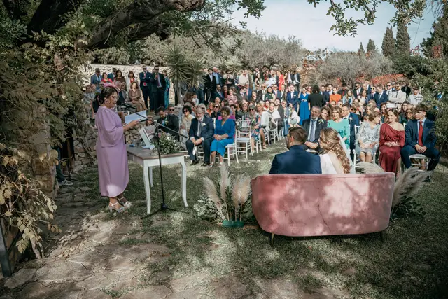 Fotografía de boda en Venta La Chata ceremonia