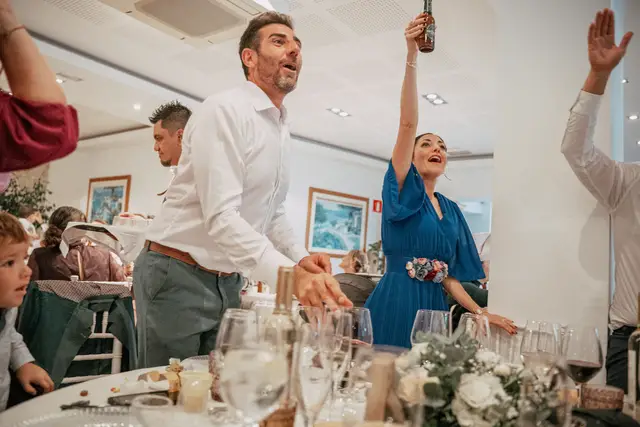 Fotografía de boda en Venta La Chata banquete