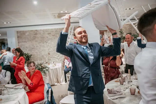 Fotografía de boda en Venta La Chata banquete
