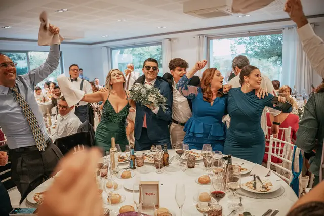Fotografía de boda en Venta La Chata banquete