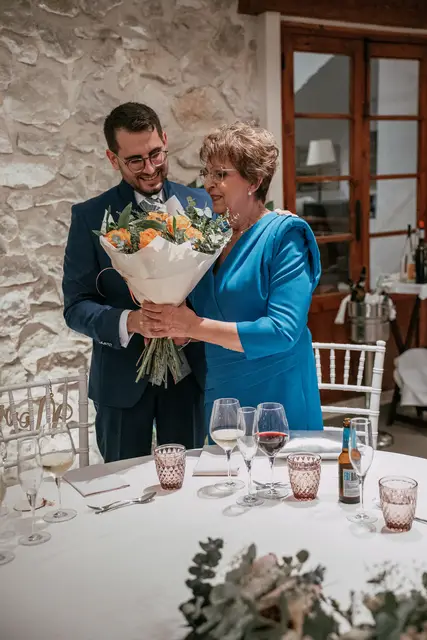 Fotografía de boda en Venta La Chata banquete emotivas