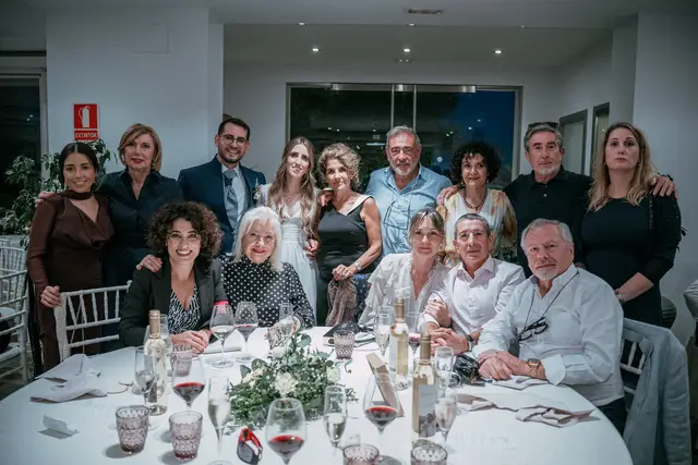 Fotografía de boda en Venta La Chata banquete grupales