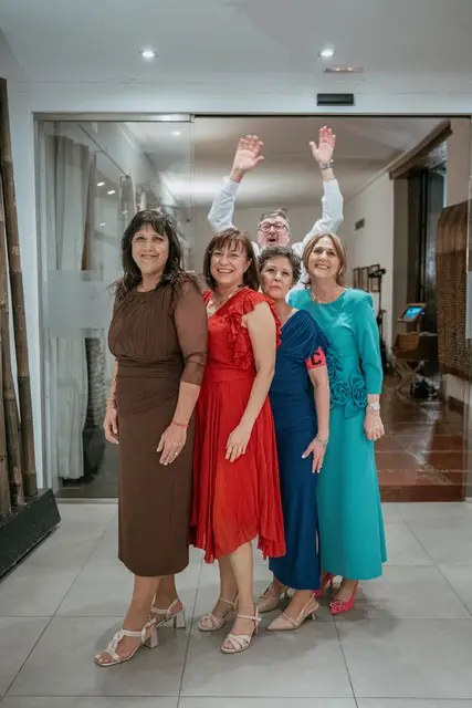 Fotografía de boda en Venta La Chata banquete grupales