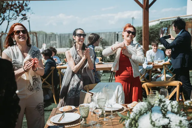 Boda civil dia Sandra Jorge Tancat Albufera Abril 2025 banquete