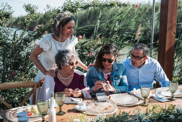 Boda civil dia Sandra Jorge Tancat Albufera Abril 2025 banquete