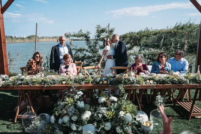 Boda civil dia Sandra Jorge Tancat Albufera Abril 2025 banquete portada