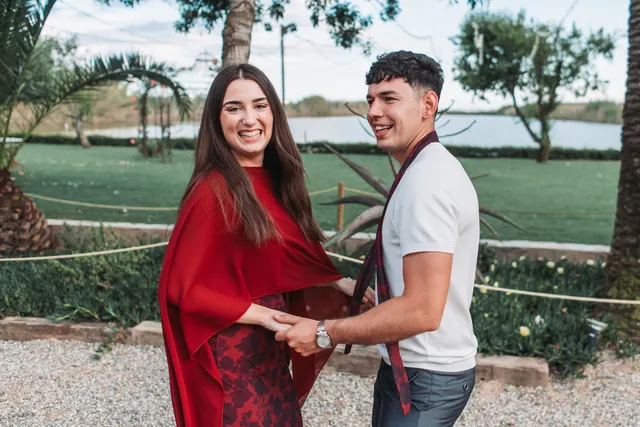 Boda civil dia Sandra Jorge Tancat Albufera Abril 2025 fiesta photocall