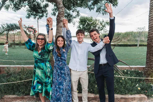 Boda civil dia Sandra Jorge Tancat Albufera Abril 2025 fiesta photocall