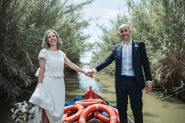Boda civil dia Sandra Jorge Tancat Albufera Abril 2025 sesion pareja