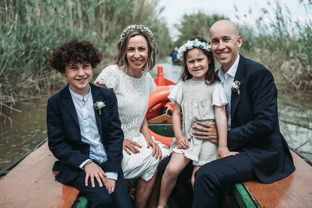 Boda civil dia Sandra Jorge Tancat Albufera Abril 2025 grupales