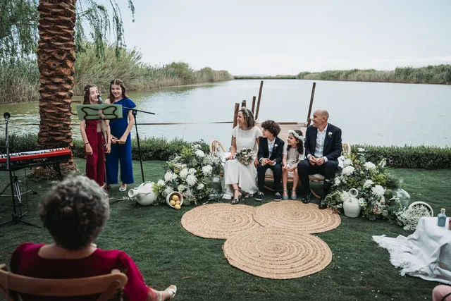 Boda civil dia Sandra Jorge Tancat Albufera Abril 2025 ceremonia