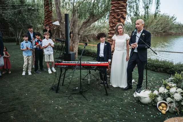 Boda civil dia Sandra Jorge Tancat Albufera Abril 2025 ceremonia