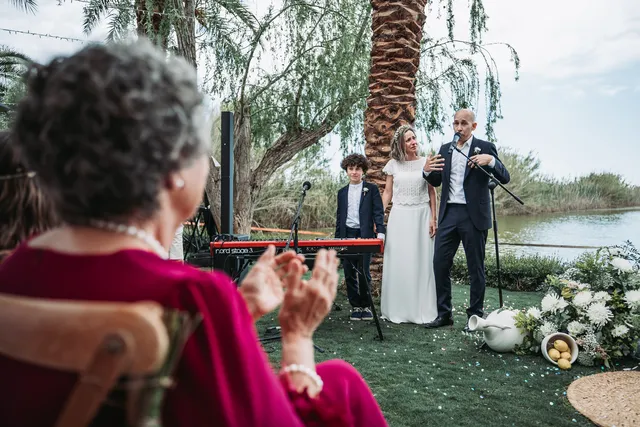 Boda civil dia Sandra Jorge Tancat Albufera Abril 2025 ceremonia