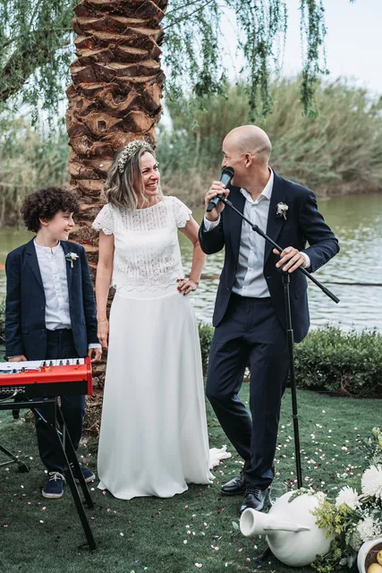 Boda civil dia Sandra Jorge Tancat Albufera Abril 2025 ceremonia