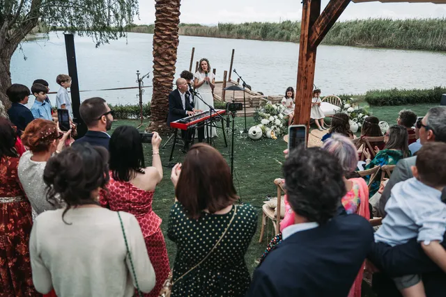 Boda civil dia Sandra Jorge Tancat Albufera Abril 2025 ceremonia
