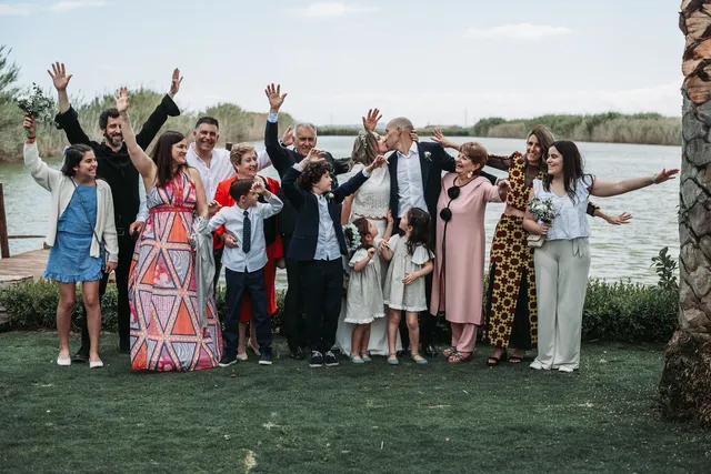 Boda civil dia Sandra Jorge Tancat Albufera Abril 2025 coctel grupales