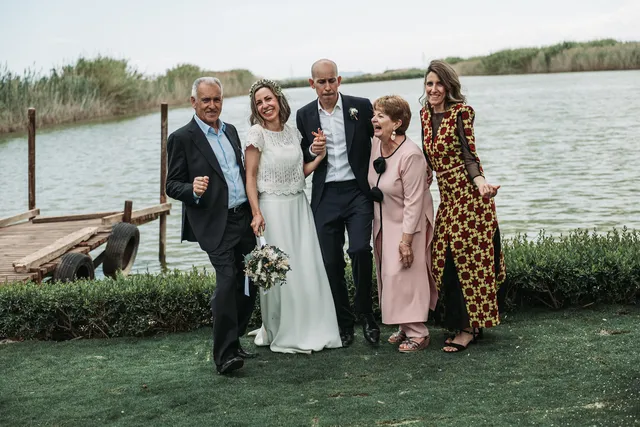 Boda civil dia Sandra Jorge Tancat Albufera Abril 2025 coctel grupales