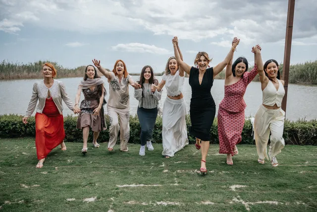 Boda civil dia Sandra Jorge Tancat Albufera Abril 2025 coctel grupales