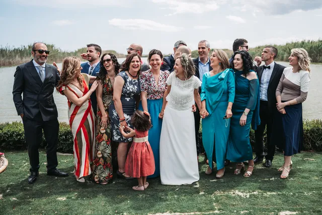 Boda civil dia Sandra Jorge Tancat Albufera Abril 2025 coctel grupales