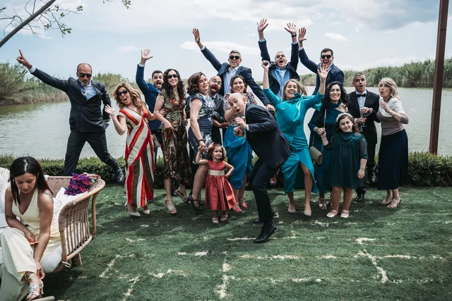 Boda civil dia Sandra Jorge Tancat Albufera Abril 2025 coctel grupales