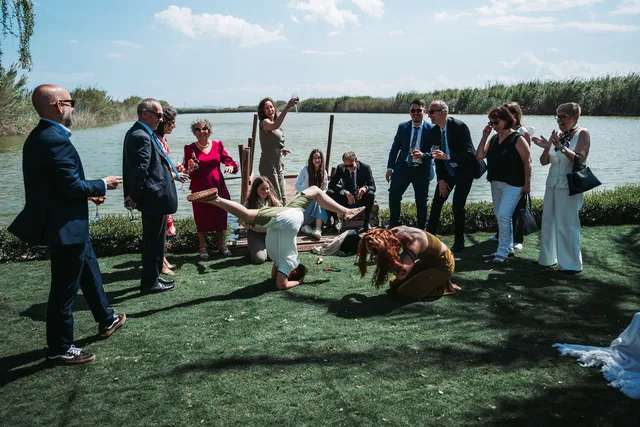 Boda civil dia Sandra Jorge Tancat Albufera Abril 2025 coctel