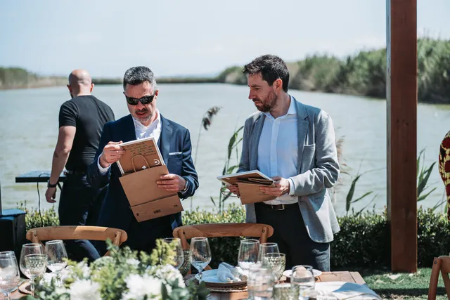 Boda civil dia Sandra Jorge Tancat Albufera Abril 2025 banquete