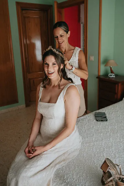 Boda de Vega y Pablo en Masía de Lacy, Náquera preparativos