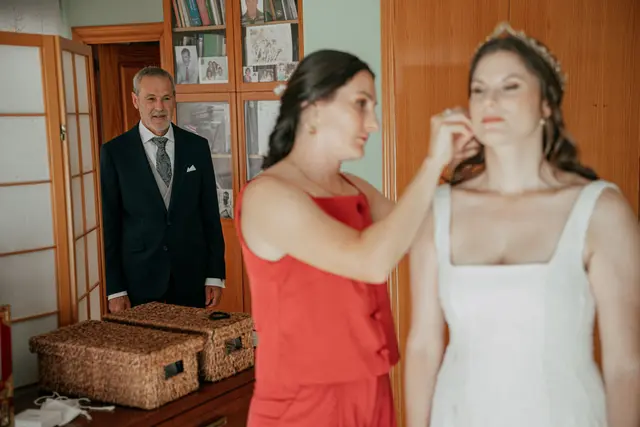 Boda de Vega y Pablo en Masía de Lacy, Náquera preparativos