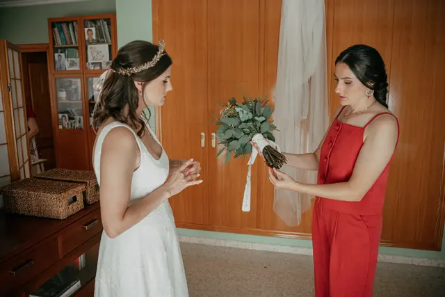 Boda de Vega y Pablo en Masía de Lacy, Náquera preparativos