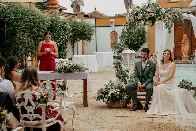 Boda de Vega y Pablo en Masía de Lacy, Náquera ceremonia