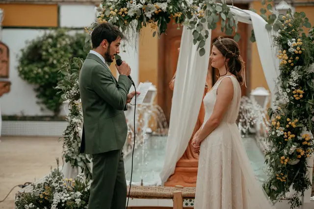 Boda de Vega y Pablo en Masía de Lacy, Náquera ceremonia