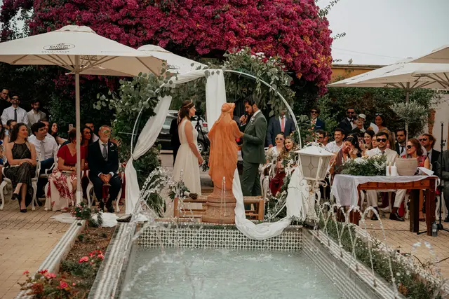 Boda de Vega y Pablo en Masía de Lacy, Náquera ceremonia