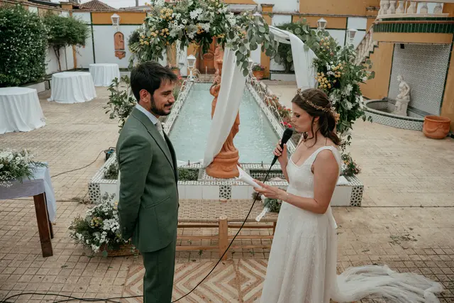 Boda de Vega y Pablo en Masía de Lacy, Náquera ceremonia